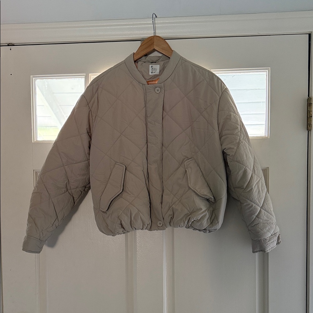Quilted Tan Jacket